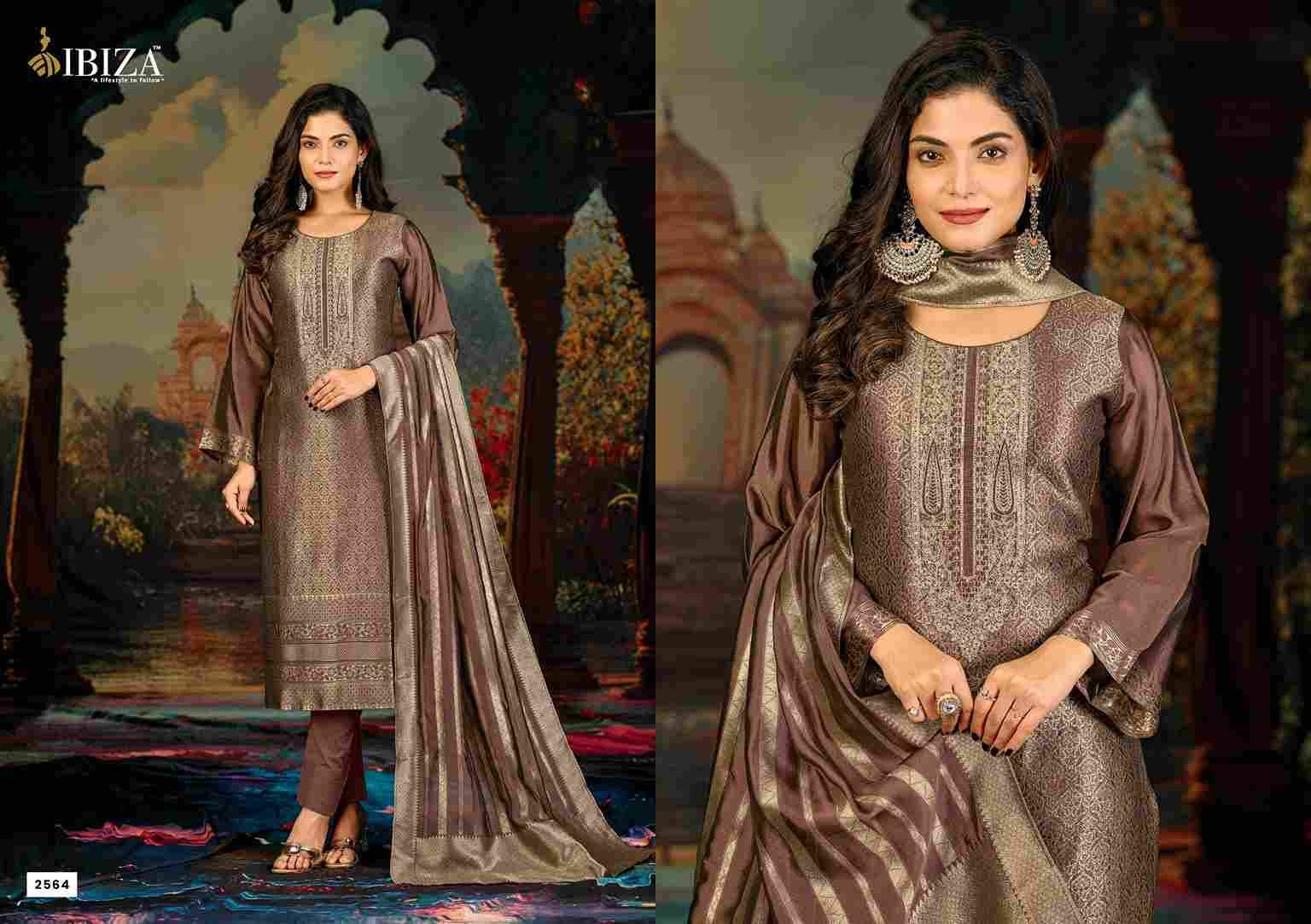 Rango Ka Jashn By Ibiza 2561 To 2564 Series Designer Festive Suits Beautiful Fancy Stylish Colorful Party Wear & Occasional Wear Pure Silk Jacquard Dresses At Wholesale Price