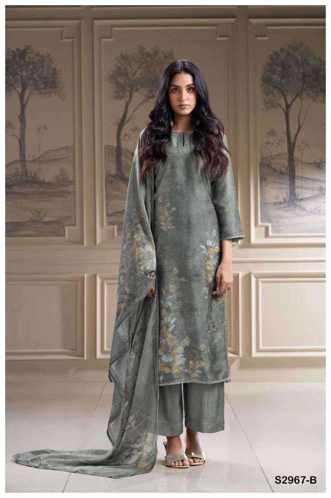 Aurora-2967 By Ganga Fashion 2967-A To 2967-D Series Beautiful Festive Suits Colorful Stylish Fancy Casual Wear & Ethnic Wear Premium Bemberg Silk Dresses At Wholesale Price