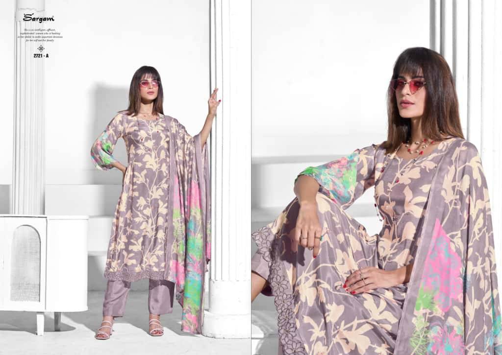 Iconic By Sargam Prints 2721-A To 2721-F Series Beautiful Festive Suits Stylish Fancy Colorful Casual Wear & Ethnic Wear Pure Muslin Print Dresses At Wholesale Price