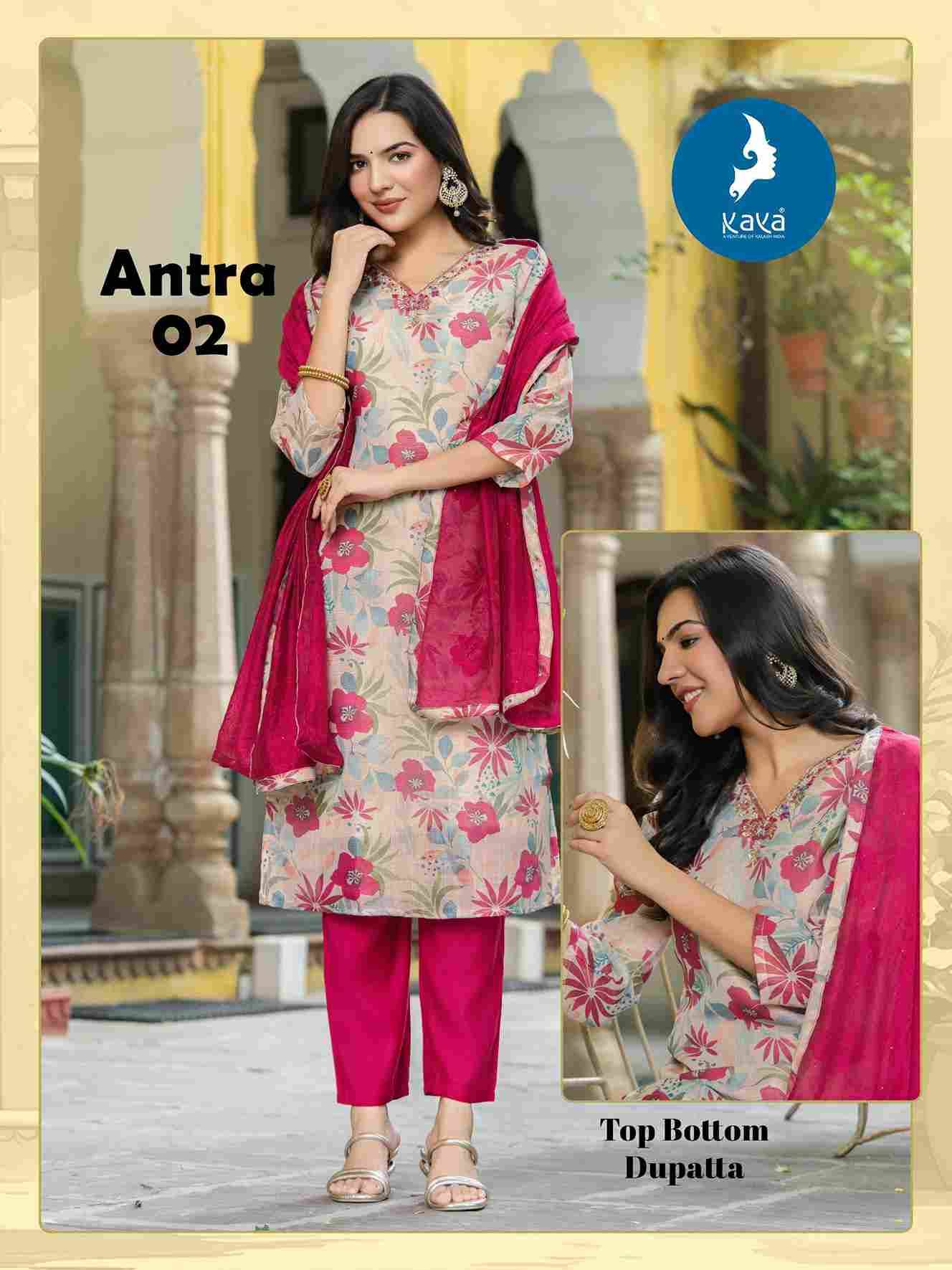 Antra By Kaya 01 To 06 Series Beautiful Stylish Festive Suits Fancy Colorful Casual Wear & Ethnic Wear & Ready To Wear Linen Dresses At Wholesale Price