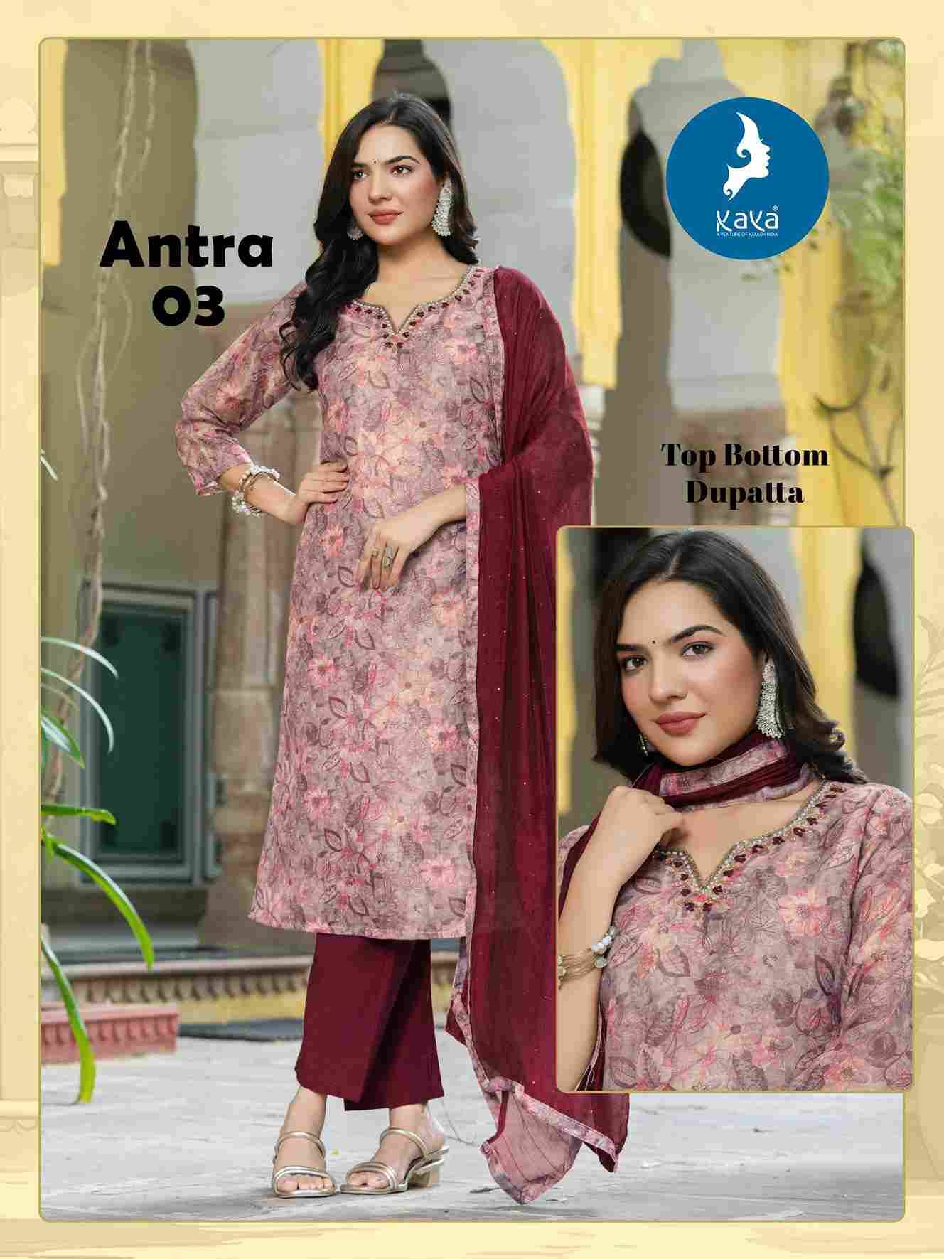 Antra By Kaya 01 To 06 Series Beautiful Stylish Festive Suits Fancy Colorful Casual Wear & Ethnic Wear & Ready To Wear Linen Dresses At Wholesale Price