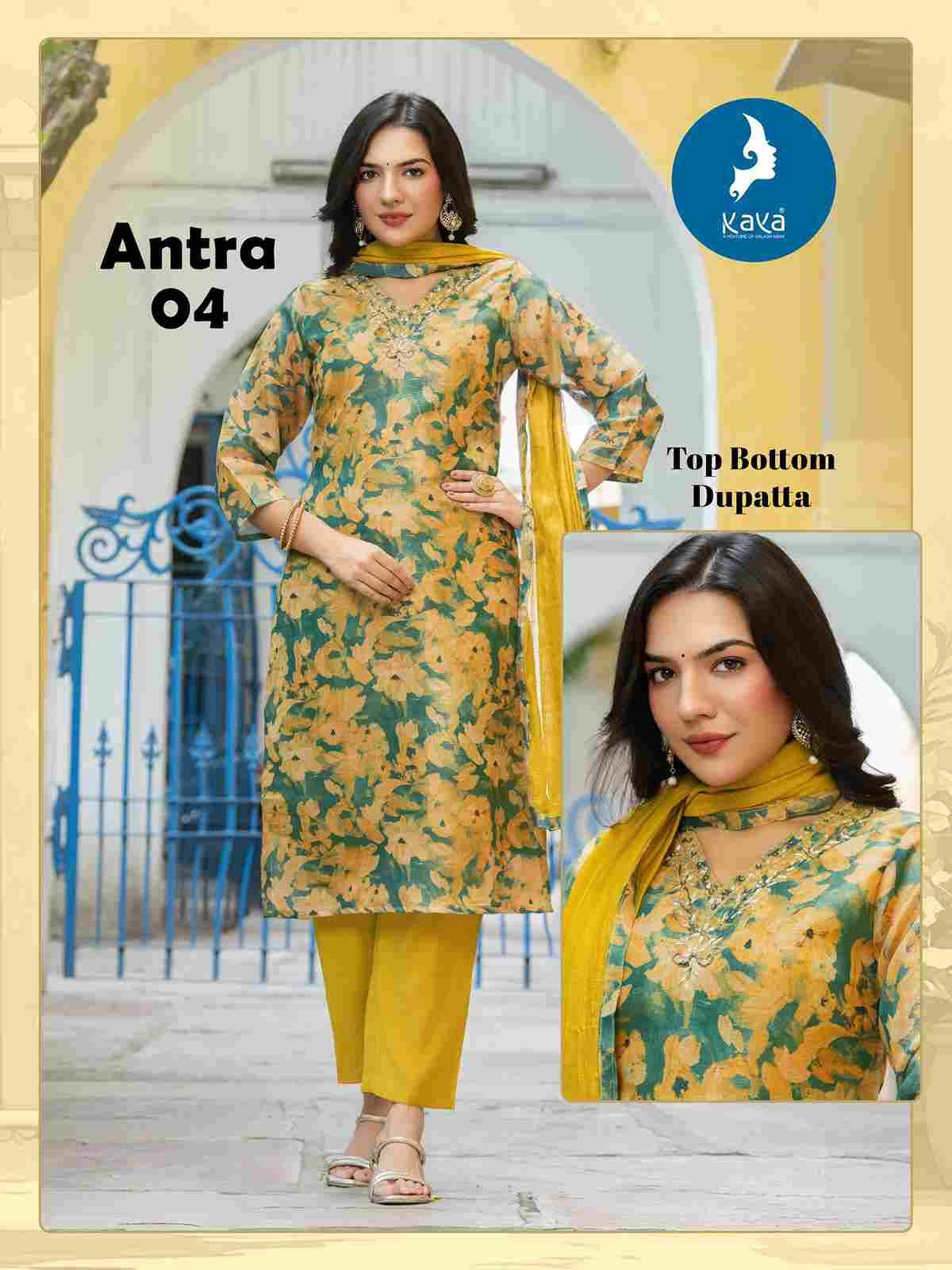 Antra By Kaya 01 To 06 Series Beautiful Stylish Festive Suits Fancy Colorful Casual Wear & Ethnic Wear & Ready To Wear Linen Dresses At Wholesale Price