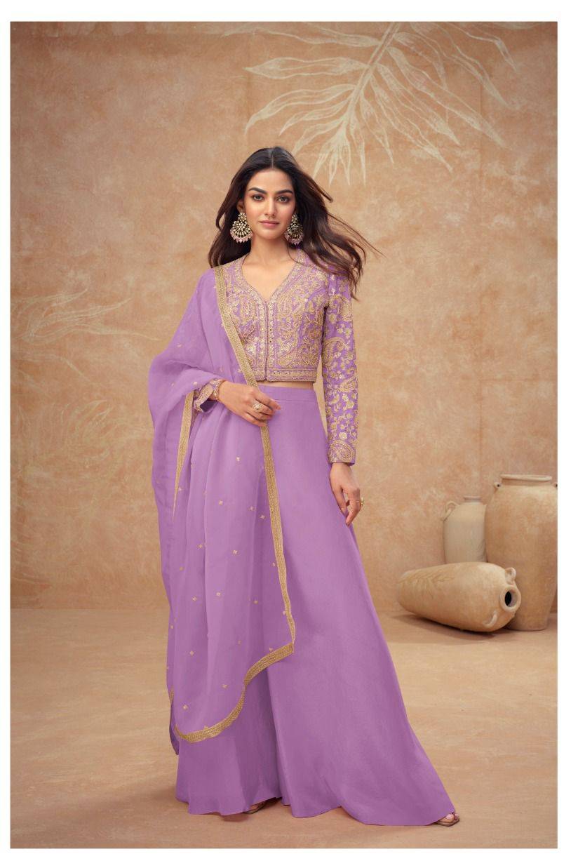 Noor By Gulkayra Designer 7567-A To 7567-C Series Designer Stylish Fancy Colorful Beautiful Party Wear & Ethnic Wear Collection Simar Silk Tops With Bottom And Dupatta At Wholesale Price