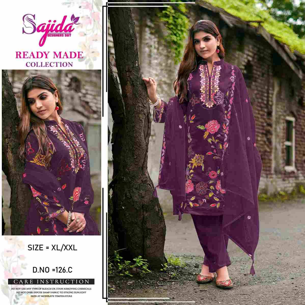 ALK-126 Colours By Sajida Designer Suit 126-A To 126-D Series Beautiful Pakistani Suits Colorful Stylish Fancy Casual Wear & Ethnic Wear Roman Silk Dresses At Wholesale Price