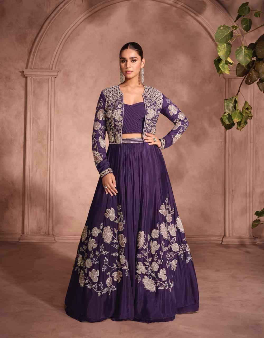 Mannat By Sayuri 5795 To 5798 Series Festive Wear Collection Beautiful Stylish Colorful Fancy Party Wear & Occasional Wear Chinnon Silk Lehengas At Wholesale Price