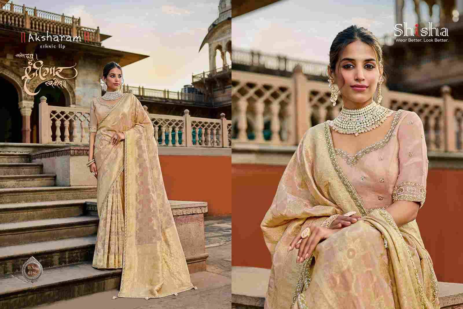 Kumkum Vol-2 By Shisha Indian Traditional Wear Collection Beautiful Stylish Fancy Colorful Party Wear & Occasional Wear Viscose Tissue Sarees At Wholesale Price