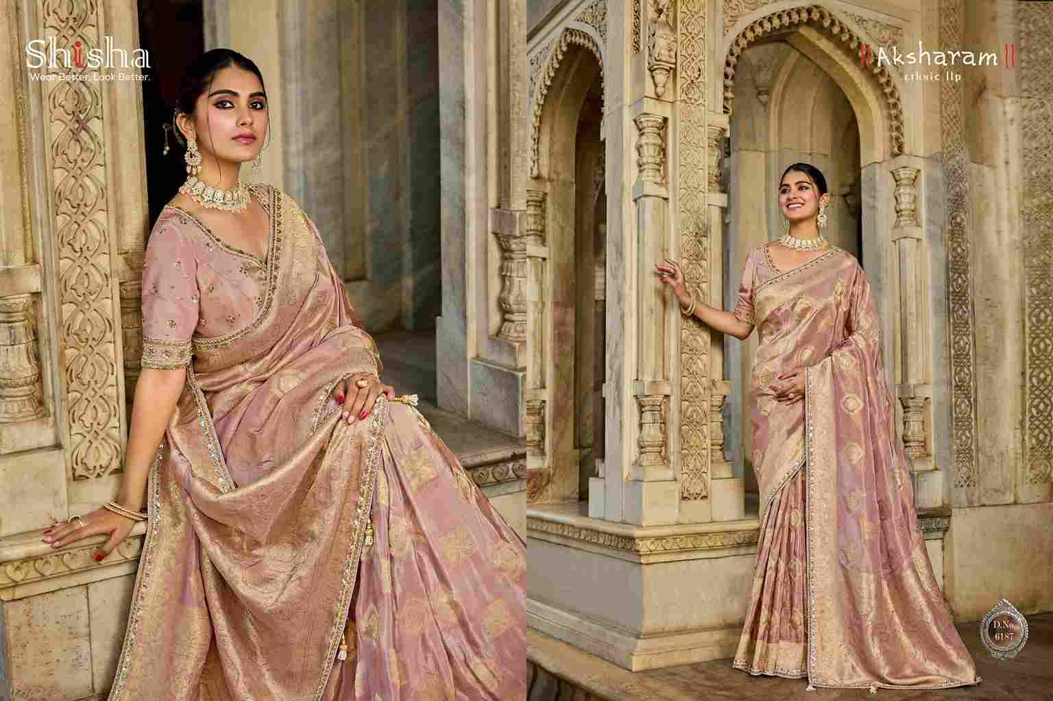 Kumkum Vol-2 By Shisha Indian Traditional Wear Collection Beautiful Stylish Fancy Colorful Party Wear & Occasional Wear Viscose Tissue Sarees At Wholesale Price