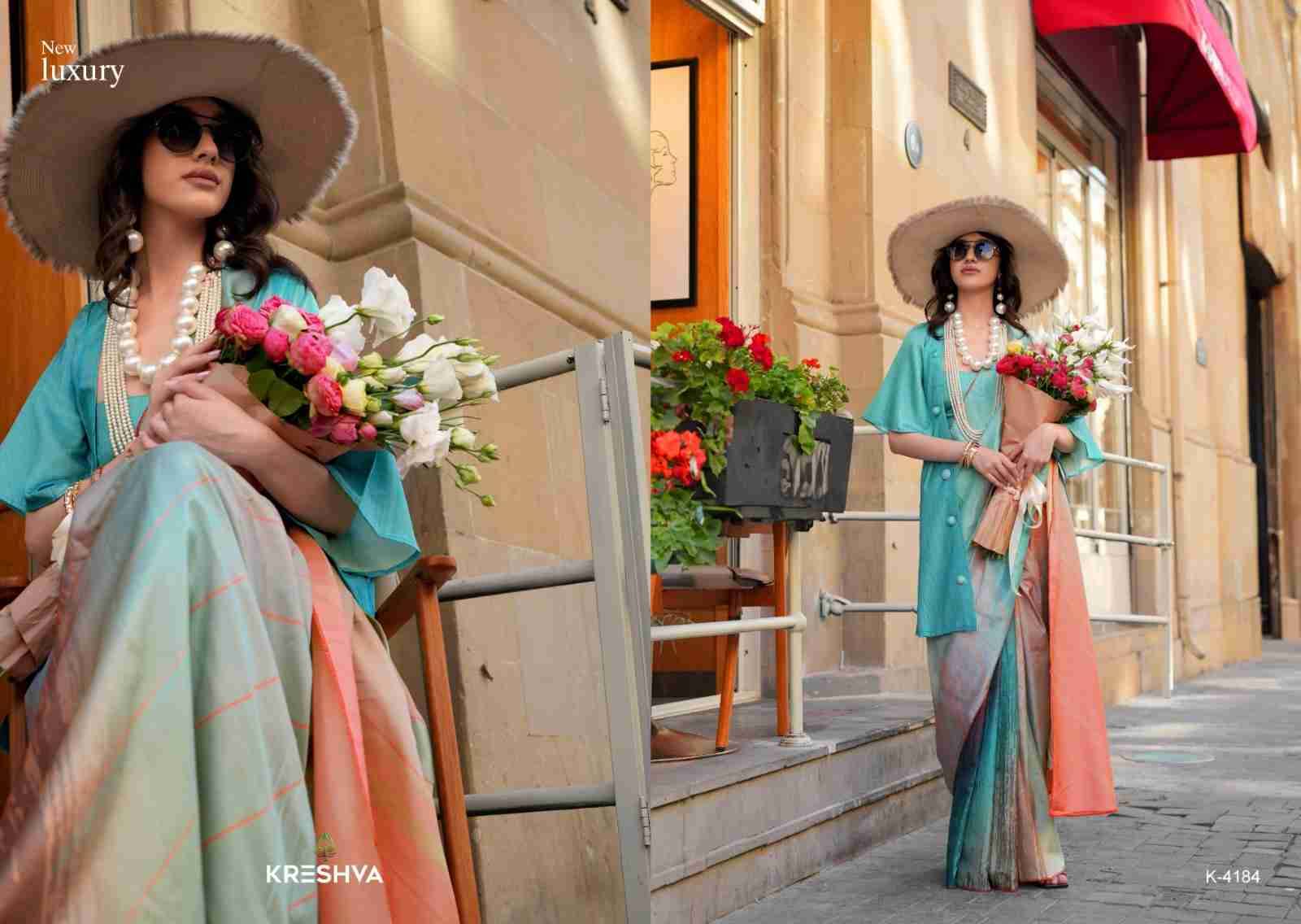 Episode By Kreshva 4182 To 4190 Series Indian Traditional Wear Collection Beautiful Stylish Fancy Colorful Party Wear & Occasional Wear Silk Sarees At Wholesale Price