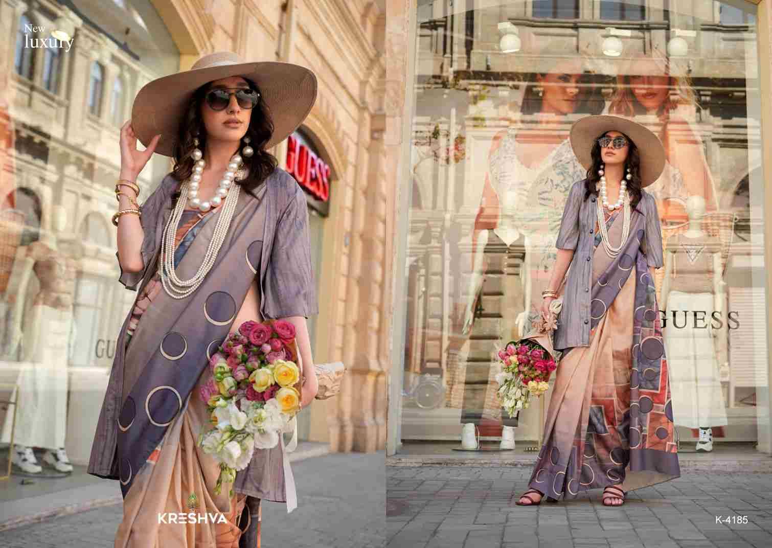 Episode By Kreshva 4182 To 4190 Series Indian Traditional Wear Collection Beautiful Stylish Fancy Colorful Party Wear & Occasional Wear Silk Sarees At Wholesale Price