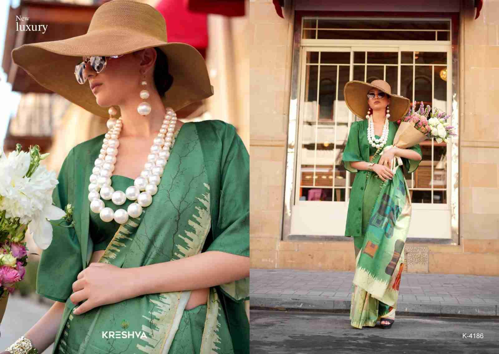 Episode By Kreshva 4182 To 4190 Series Indian Traditional Wear Collection Beautiful Stylish Fancy Colorful Party Wear & Occasional Wear Silk Sarees At Wholesale Price
