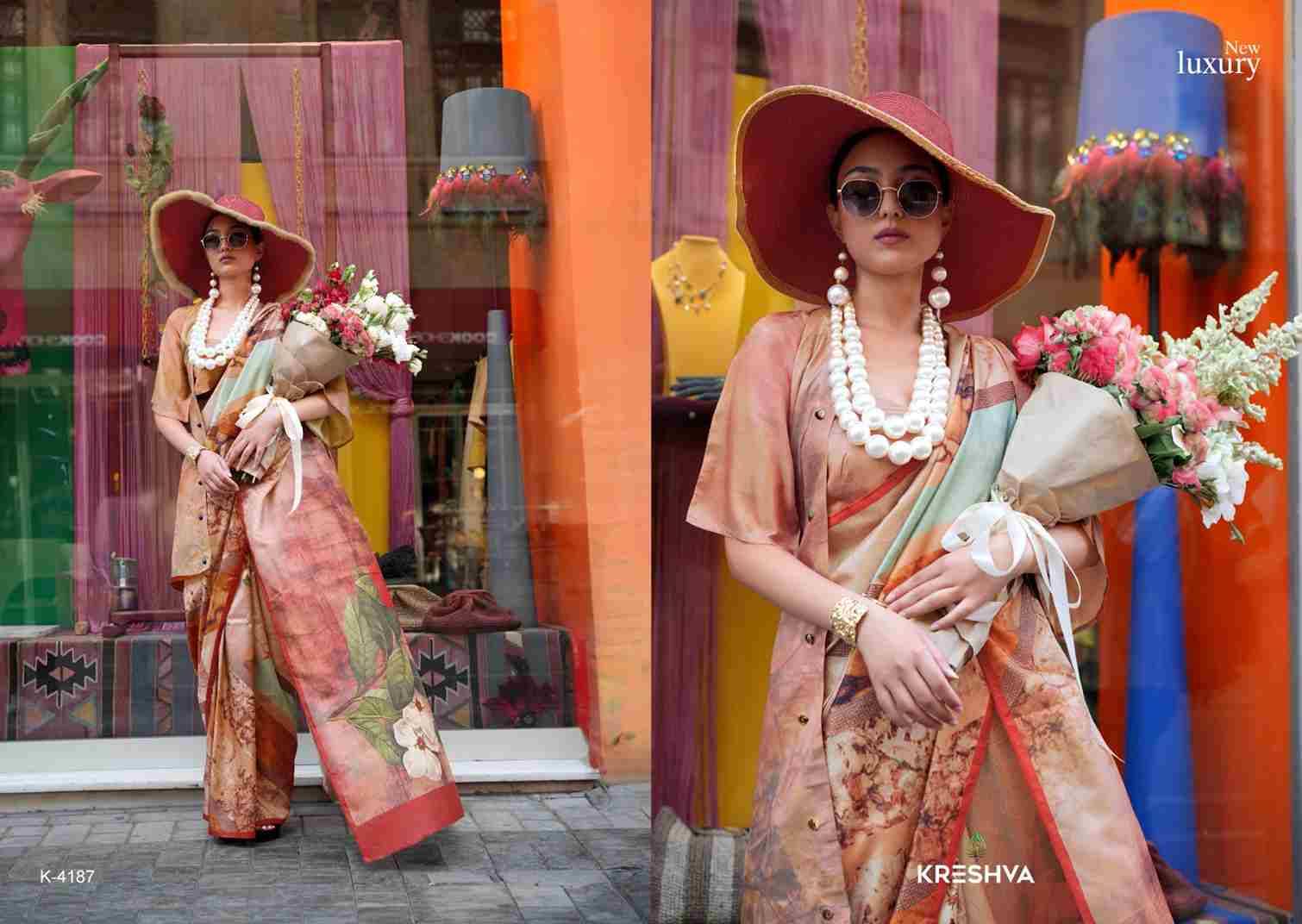Episode By Kreshva 4182 To 4190 Series Indian Traditional Wear Collection Beautiful Stylish Fancy Colorful Party Wear & Occasional Wear Silk Sarees At Wholesale Price