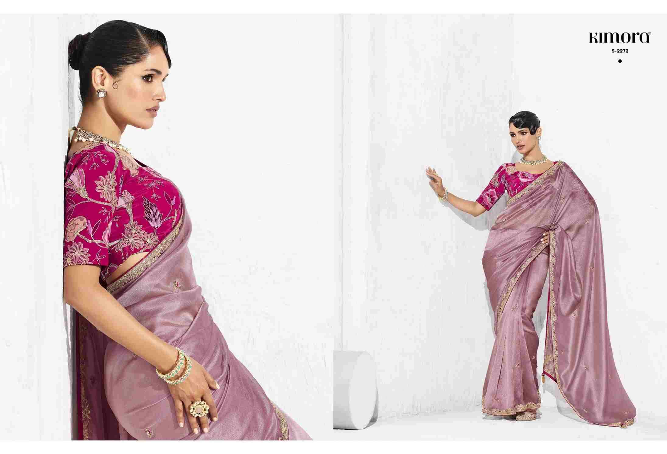Lashkara By Kimora Fashion 2271 To 2281 Series Indian Traditional Wear Collection Beautiful Stylish Fancy Colorful Party Wear & Occasional Wear Fancy Sarees At Wholesale Price