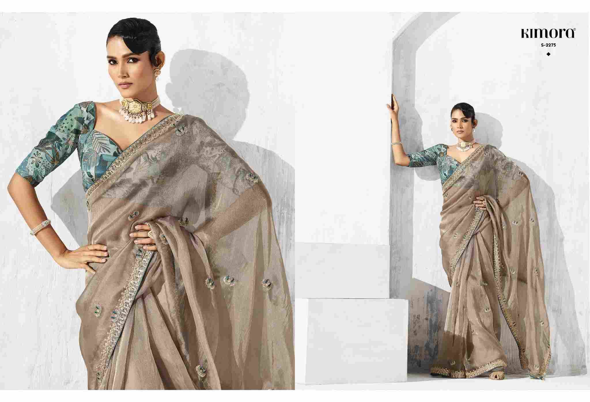 Lashkara By Kimora Fashion 2271 To 2281 Series Indian Traditional Wear Collection Beautiful Stylish Fancy Colorful Party Wear & Occasional Wear Fancy Sarees At Wholesale Price