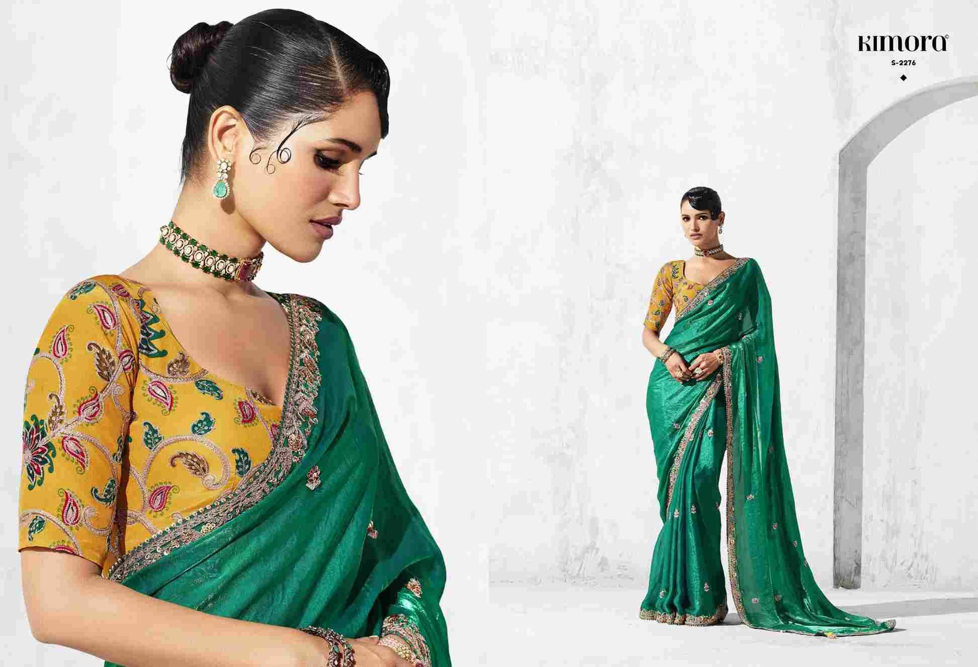 Lashkara By Kimora Fashion 2271 To 2281 Series Indian Traditional Wear Collection Beautiful Stylish Fancy Colorful Party Wear & Occasional Wear Fancy Sarees At Wholesale Price