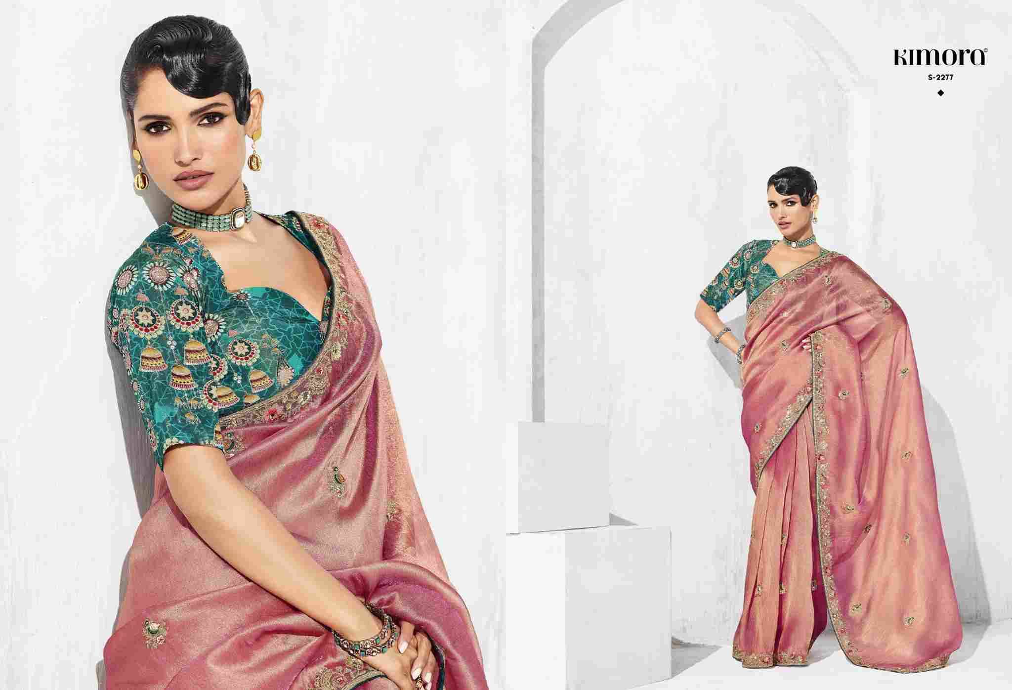 Lashkara By Kimora Fashion 2271 To 2281 Series Indian Traditional Wear Collection Beautiful Stylish Fancy Colorful Party Wear & Occasional Wear Fancy Sarees At Wholesale Price