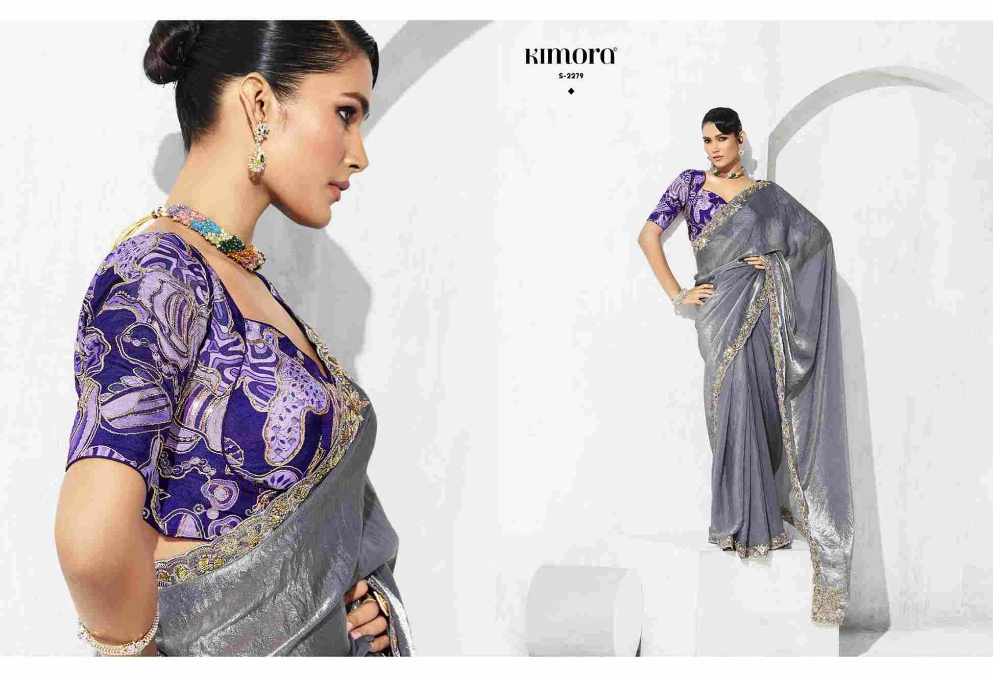 Lashkara By Kimora Fashion 2271 To 2281 Series Indian Traditional Wear Collection Beautiful Stylish Fancy Colorful Party Wear & Occasional Wear Fancy Sarees At Wholesale Price