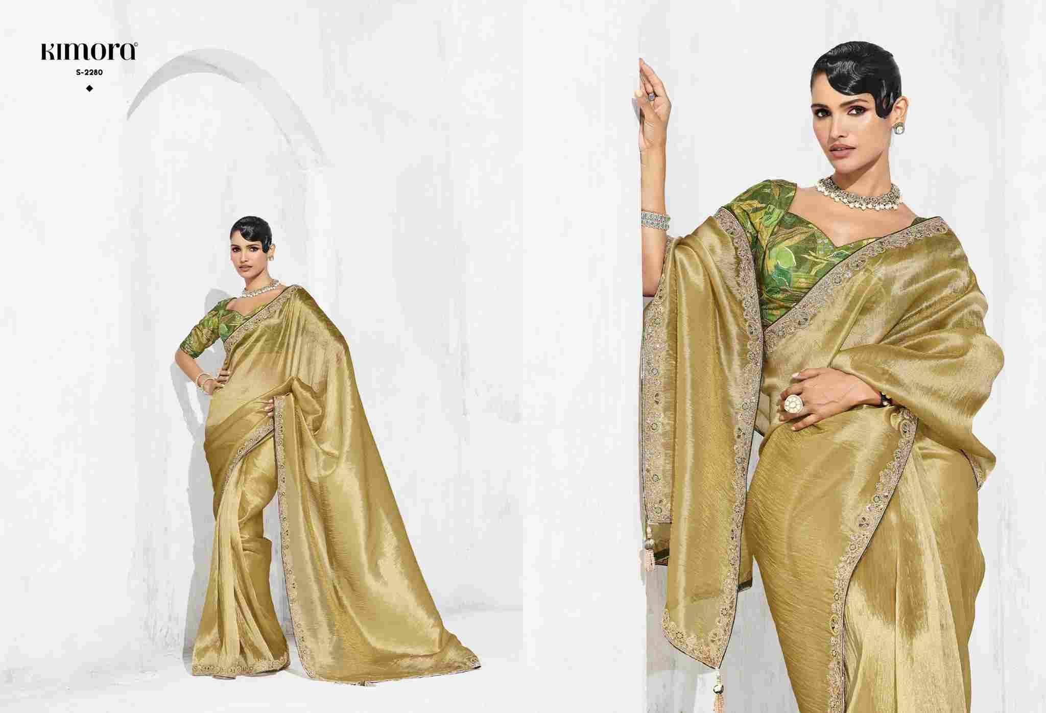Lashkara By Kimora Fashion 2271 To 2281 Series Indian Traditional Wear Collection Beautiful Stylish Fancy Colorful Party Wear & Occasional Wear Fancy Sarees At Wholesale Price