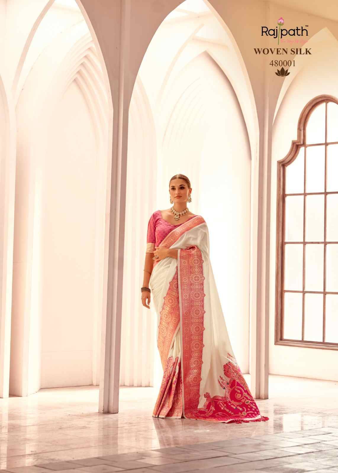 Silky By Rajpath 480001 To 480006 Series Indian Traditional Wear Collection Beautiful Stylish Fancy Colorful Party Wear & Occasional Wear Soft Silk Sarees At Wholesale Price