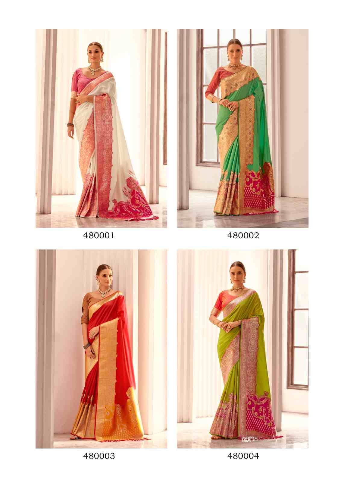 Silky By Rajpath 480001 To 480006 Series Indian Traditional Wear Collection Beautiful Stylish Fancy Colorful Party Wear & Occasional Wear Soft Silk Sarees At Wholesale Price