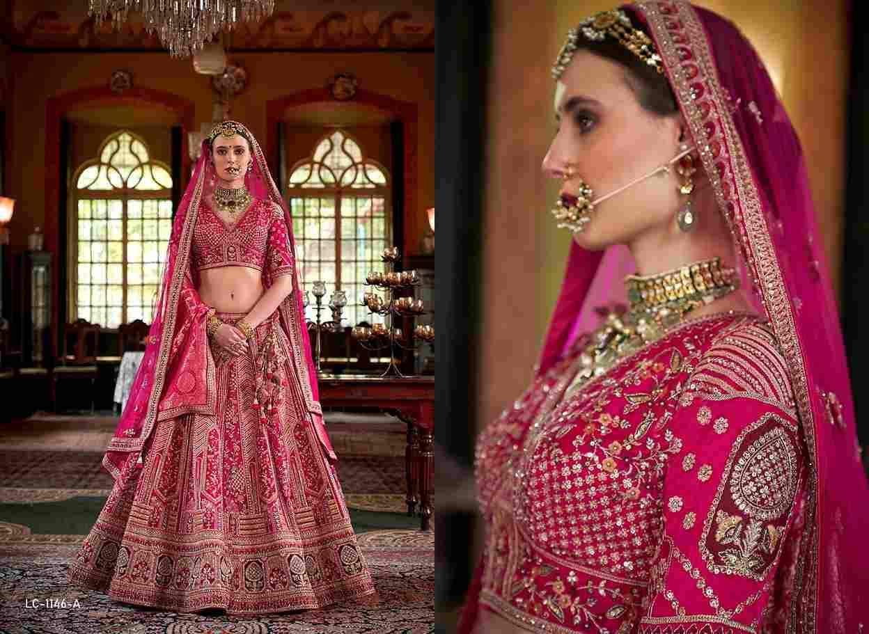 Dulhan Vol-3 By Manjulla Bridal Wear Collection Beautiful Stylish Colorful Fancy Party Wear & Occasional Wear Banarasi Silk Lehengas At Wholesale Price