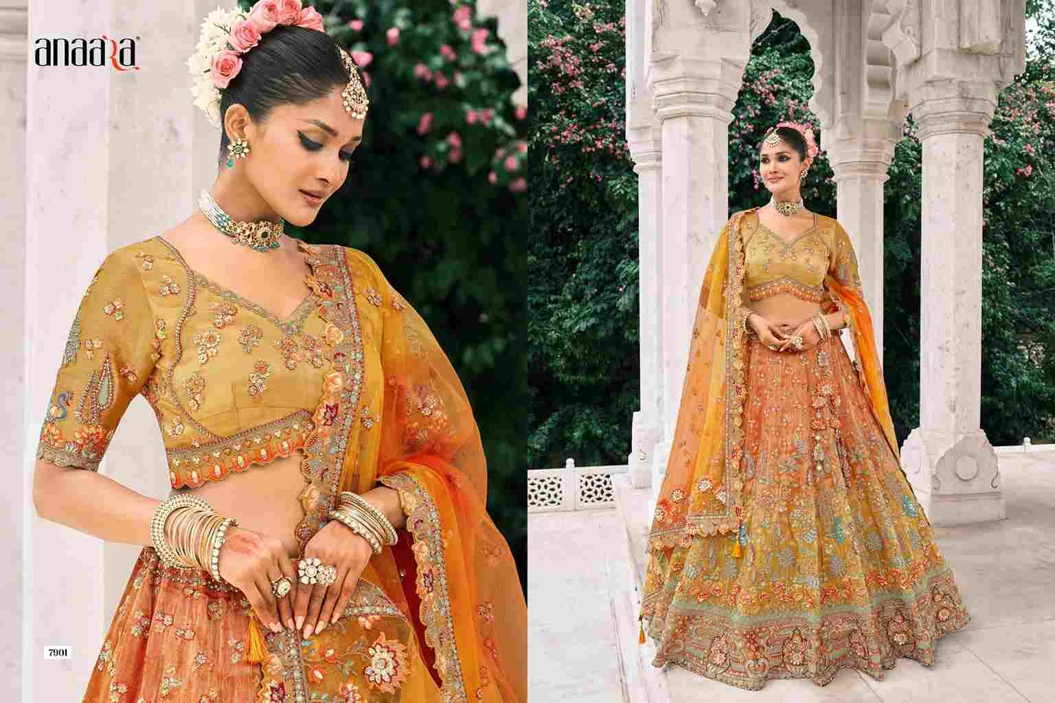 Anaara 7901 Series By Tathastu Indian Traditional Bridal Wear Collection Beautiful Stylish Fancy Colorful Party Wear & Occasional Wear Silk Sarees At Wholesale Price