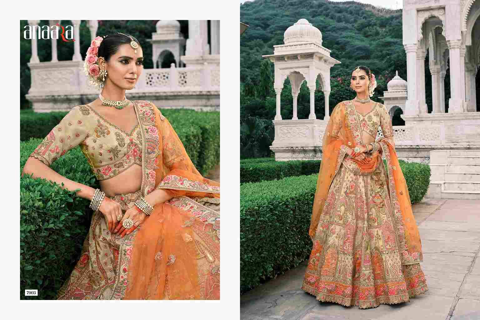 Anaara 7901 Series By Tathastu Indian Traditional Bridal Wear Collection Beautiful Stylish Fancy Colorful Party Wear & Occasional Wear Silk Sarees At Wholesale Price