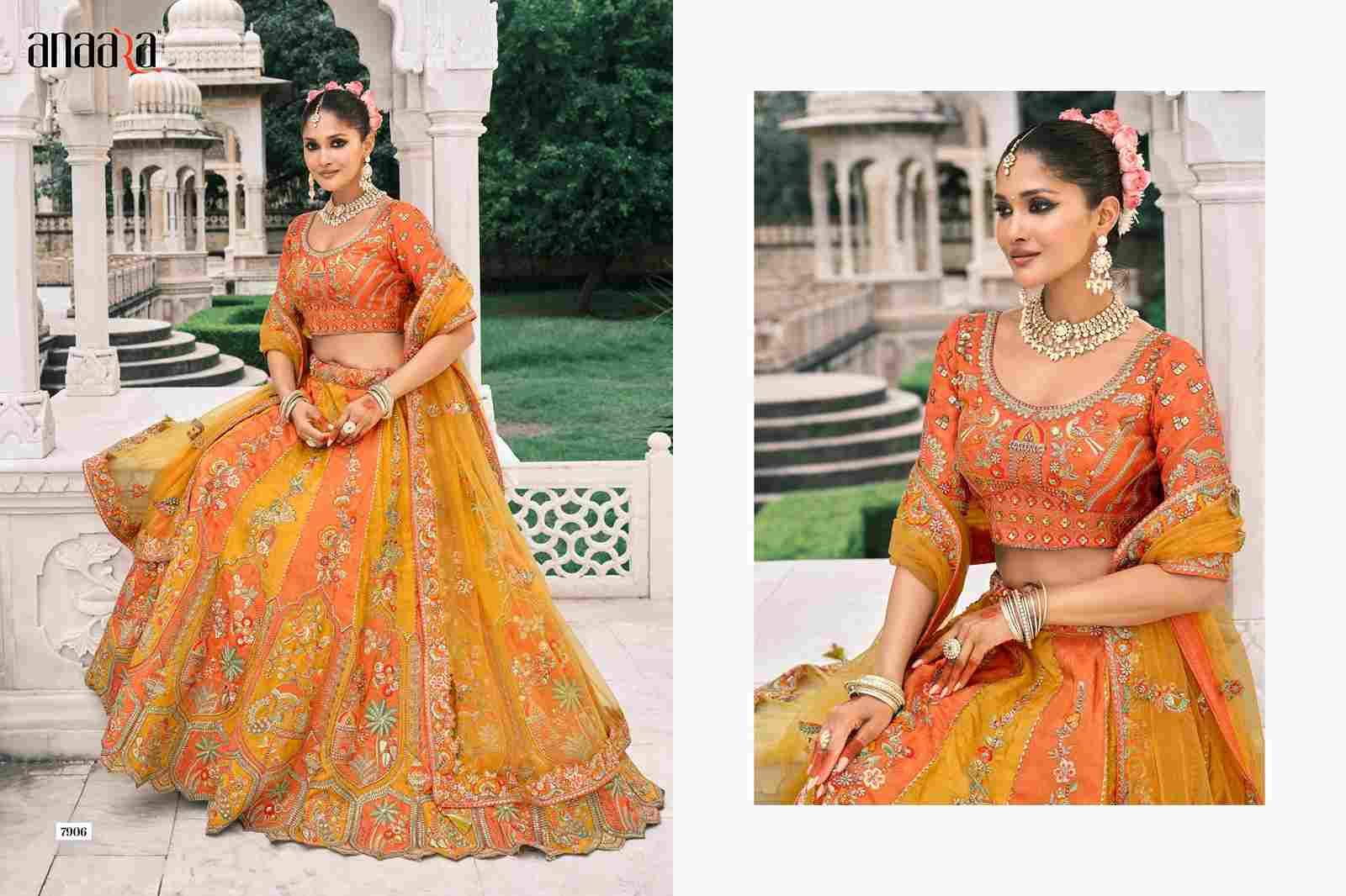 Anaara 7901 Series By Tathastu Indian Traditional Bridal Wear Collection Beautiful Stylish Fancy Colorful Party Wear & Occasional Wear Silk Sarees At Wholesale Price