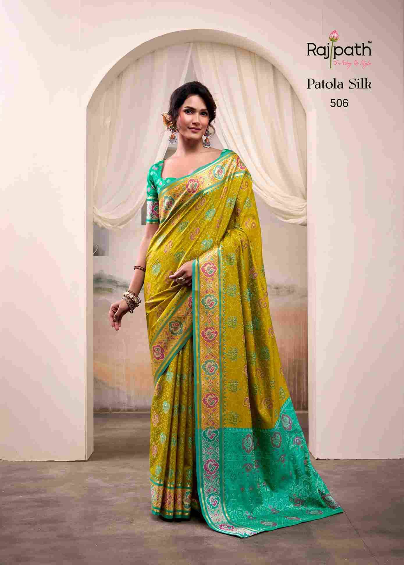 Airaavat Patola By Rajpath 504 To 509 Series Indian Traditional Wear Collection Beautiful Stylish Fancy Colorful Party Wear & Occasional Wear Patola Silk Sarees At Wholesale Price