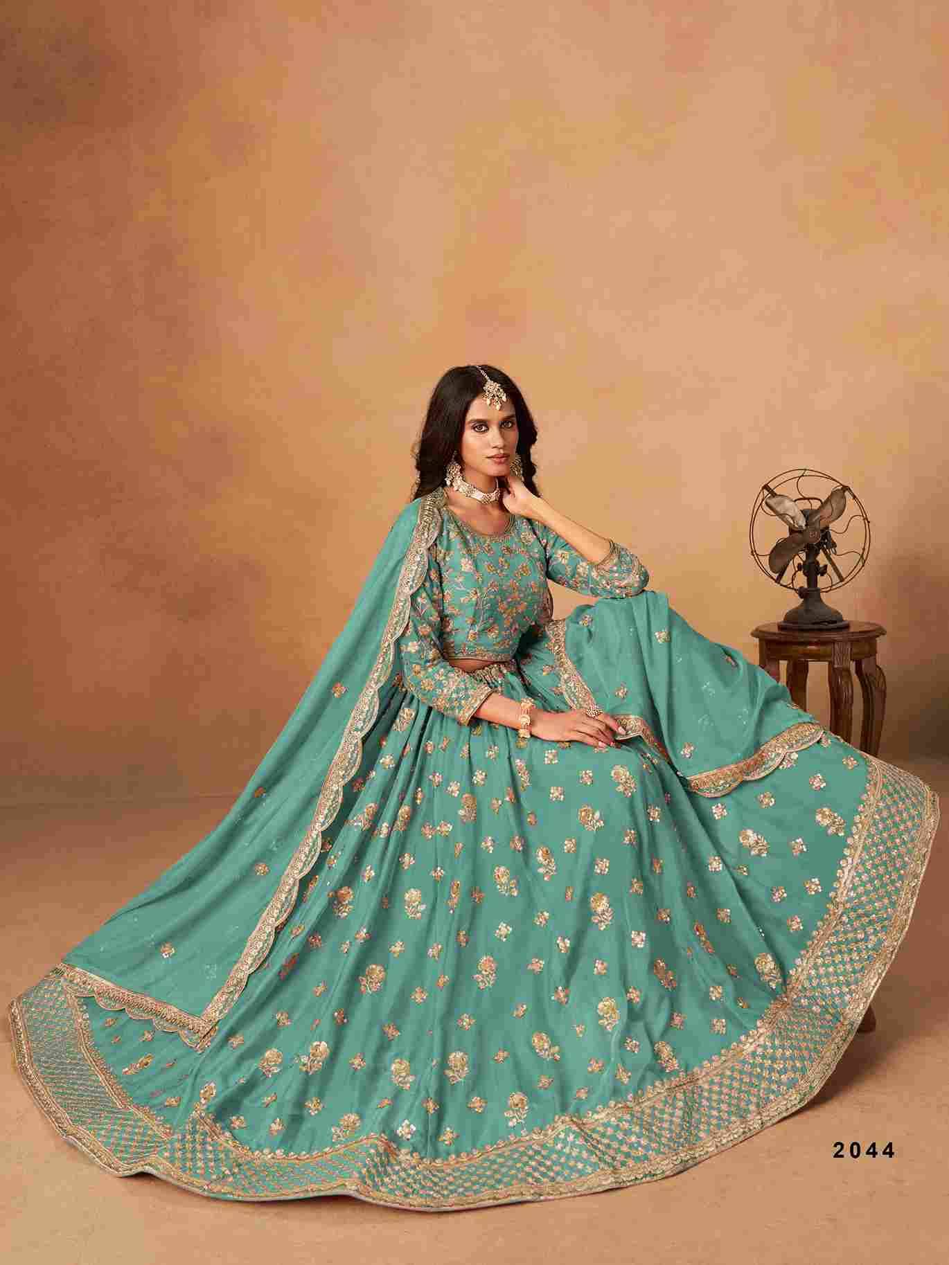 Mehvish Vol-24 By Fashid Wholesale 2041 To 2044 Series Designer Beautiful Collection Occasional Wear & Party Wear Organza Lehengas At Wholesale Price
