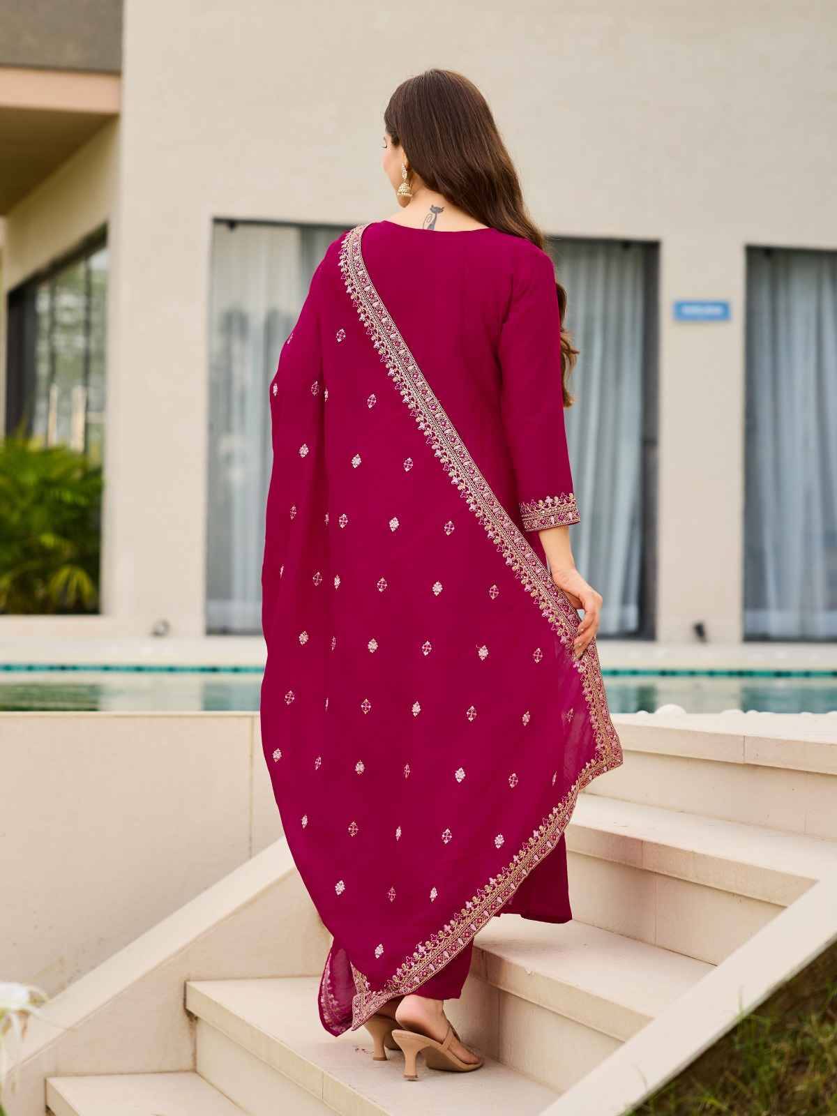 Dc-Shakti By Fashid Wholesale Beautiful Stylish Festive Suits Fancy Colorful Casual Wear & Ethnic Wear & Ready To Wear Vichitra Dresses At Wholesale Price