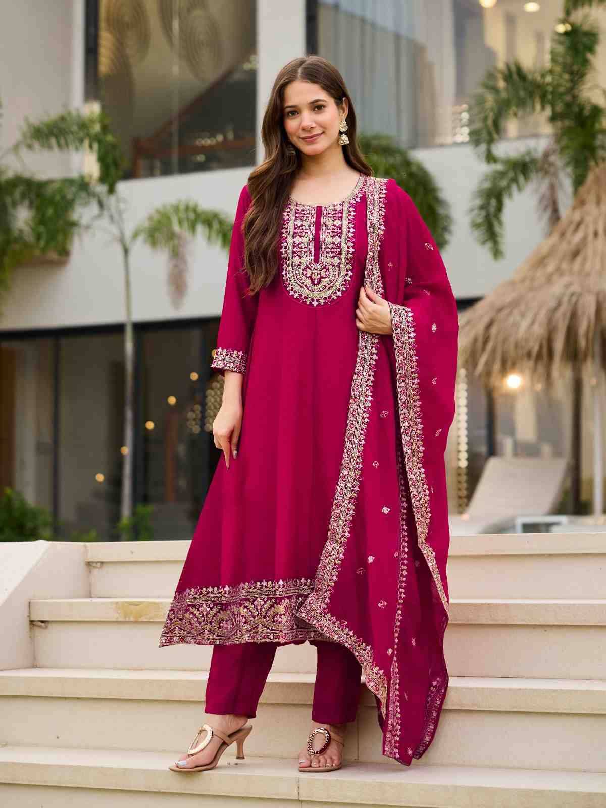 Dc-Shakti By Fashid Wholesale Beautiful Stylish Festive Suits Fancy Colorful Casual Wear & Ethnic Wear & Ready To Wear Vichitra Dresses At Wholesale Price
