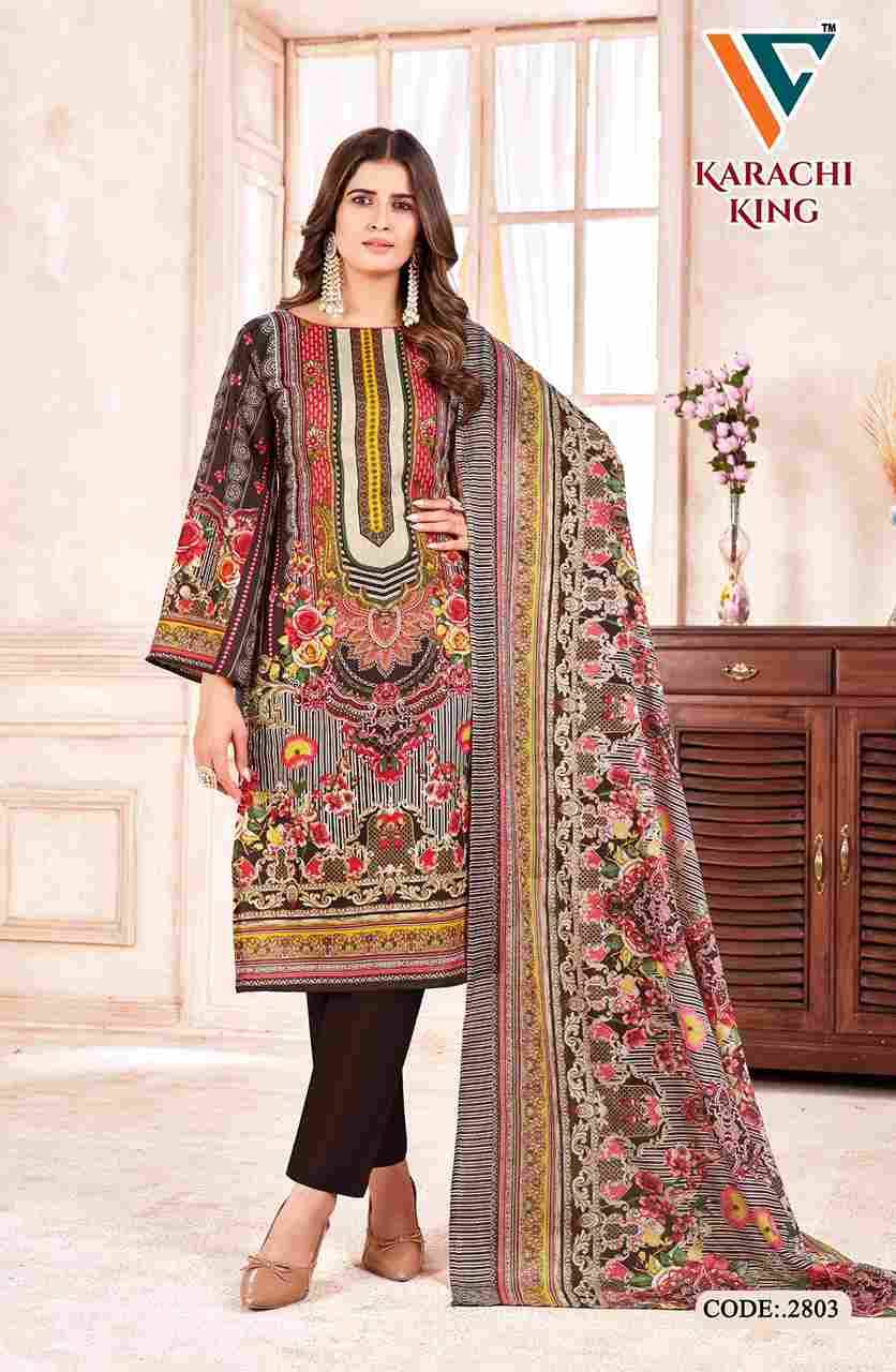 Karachi King Vol-28 By Vandana Creation 2801 To 2808 Series Beautiful Festive Suits Stylish Fancy Colorful Casual Wear & Ethnic Wear Cotton Print Dresses At Wholesale Price