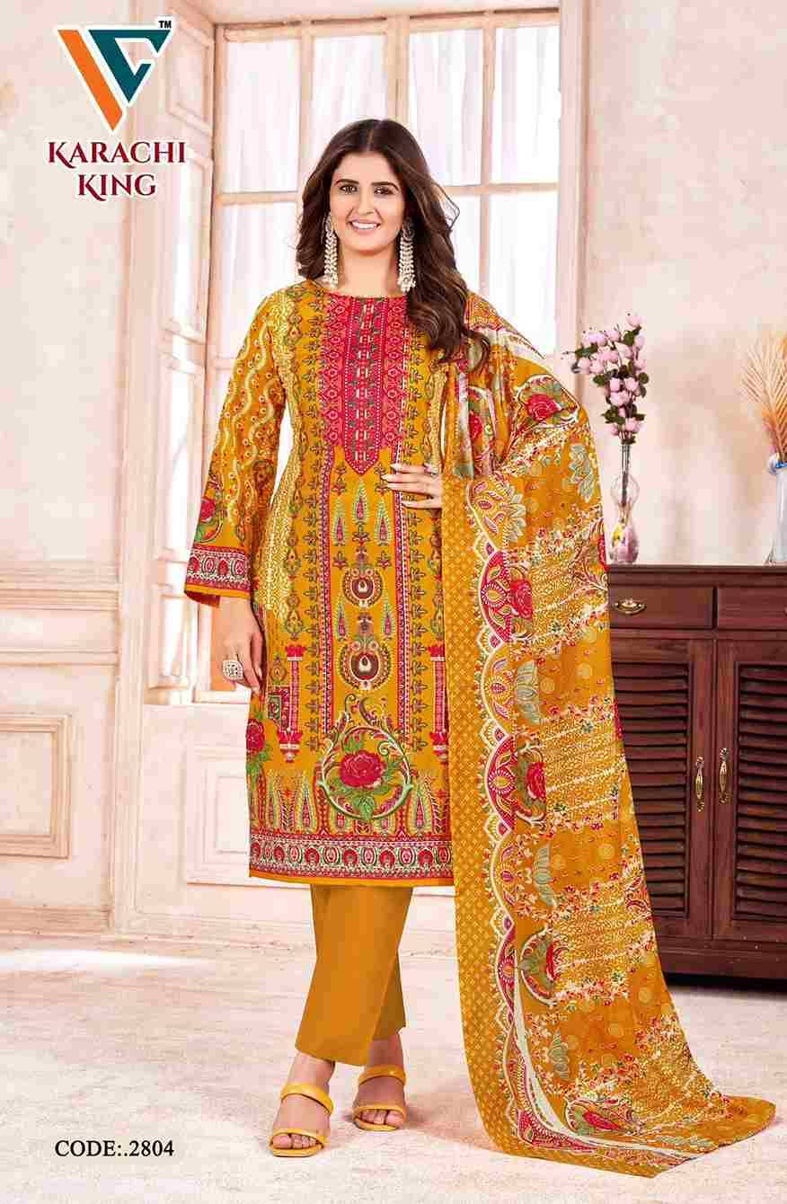 Karachi King Vol-28 By Vandana Creation 2801 To 2808 Series Beautiful Festive Suits Stylish Fancy Colorful Casual Wear & Ethnic Wear Cotton Print Dresses At Wholesale Price