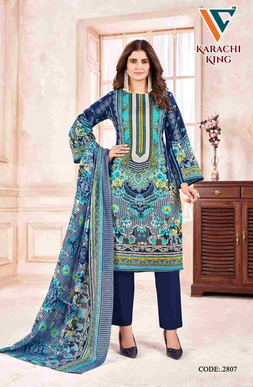 Karachi King Vol-28 By Vandana Creation 2801 To 2808 Series Beautiful Festive Suits Stylish Fancy Colorful Casual Wear & Ethnic Wear Cotton Print Dresses At Wholesale Price