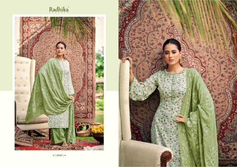 Blossom Vol-9 By Radhika Lifestyle 25001 To 25008 Series Beautiful Festive Suits Colorful Stylish Fancy Casual Wear & Ethnic Wear Cotton Print With Work Dresses At Wholesale Price