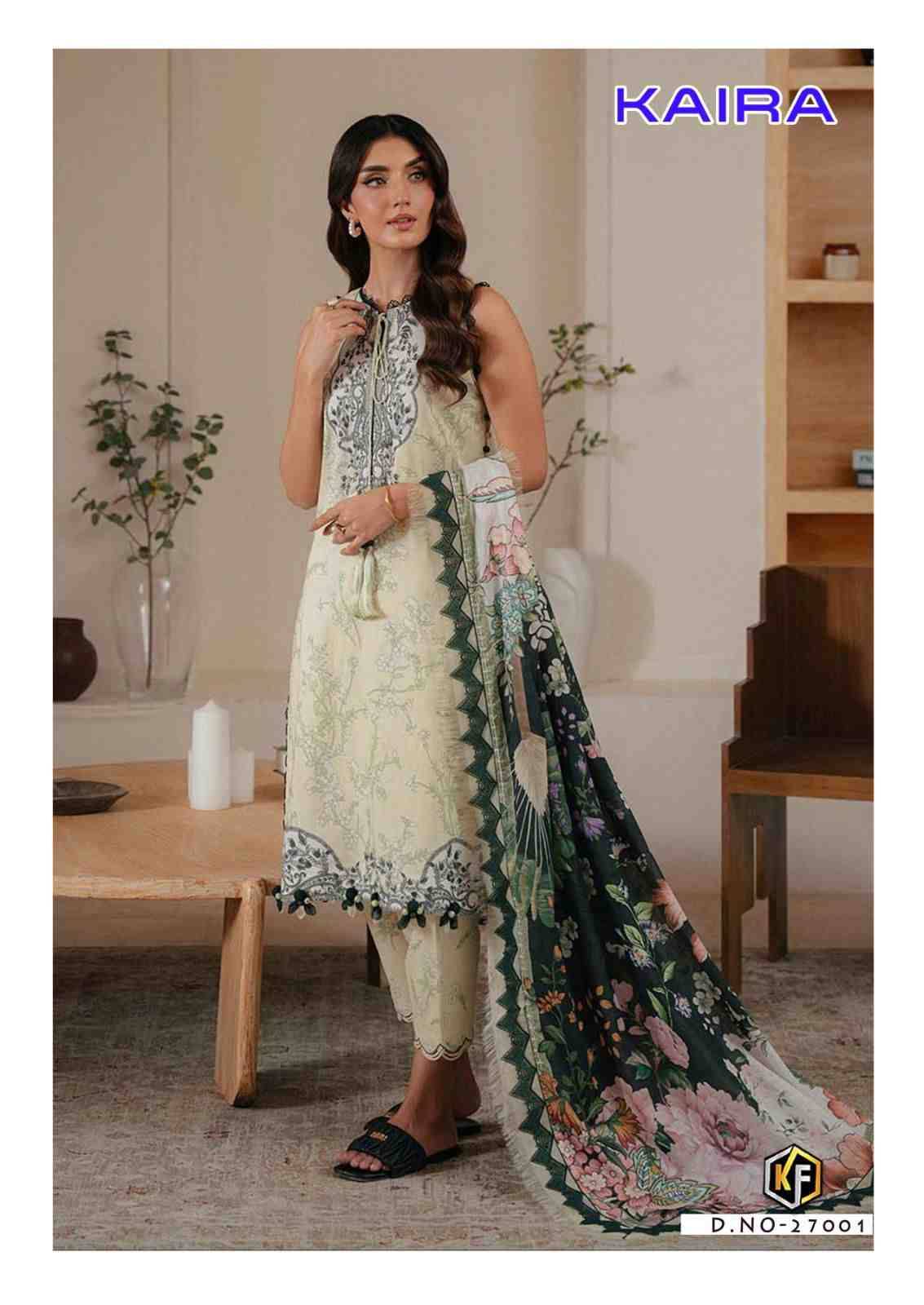 Kaira Vol-27 By Keval Fab 27001 To 27006 Series Beautiful Festive Suits Colorful Stylish Fancy Casual Wear & Ethnic Wear Pure Lawn Cotton Print Dresses At Wholesale Price