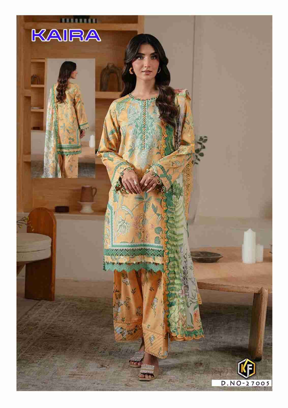 Kaira Vol-27 By Keval Fab 27001 To 27006 Series Beautiful Festive Suits Colorful Stylish Fancy Casual Wear & Ethnic Wear Pure Lawn Cotton Print Dresses At Wholesale Price