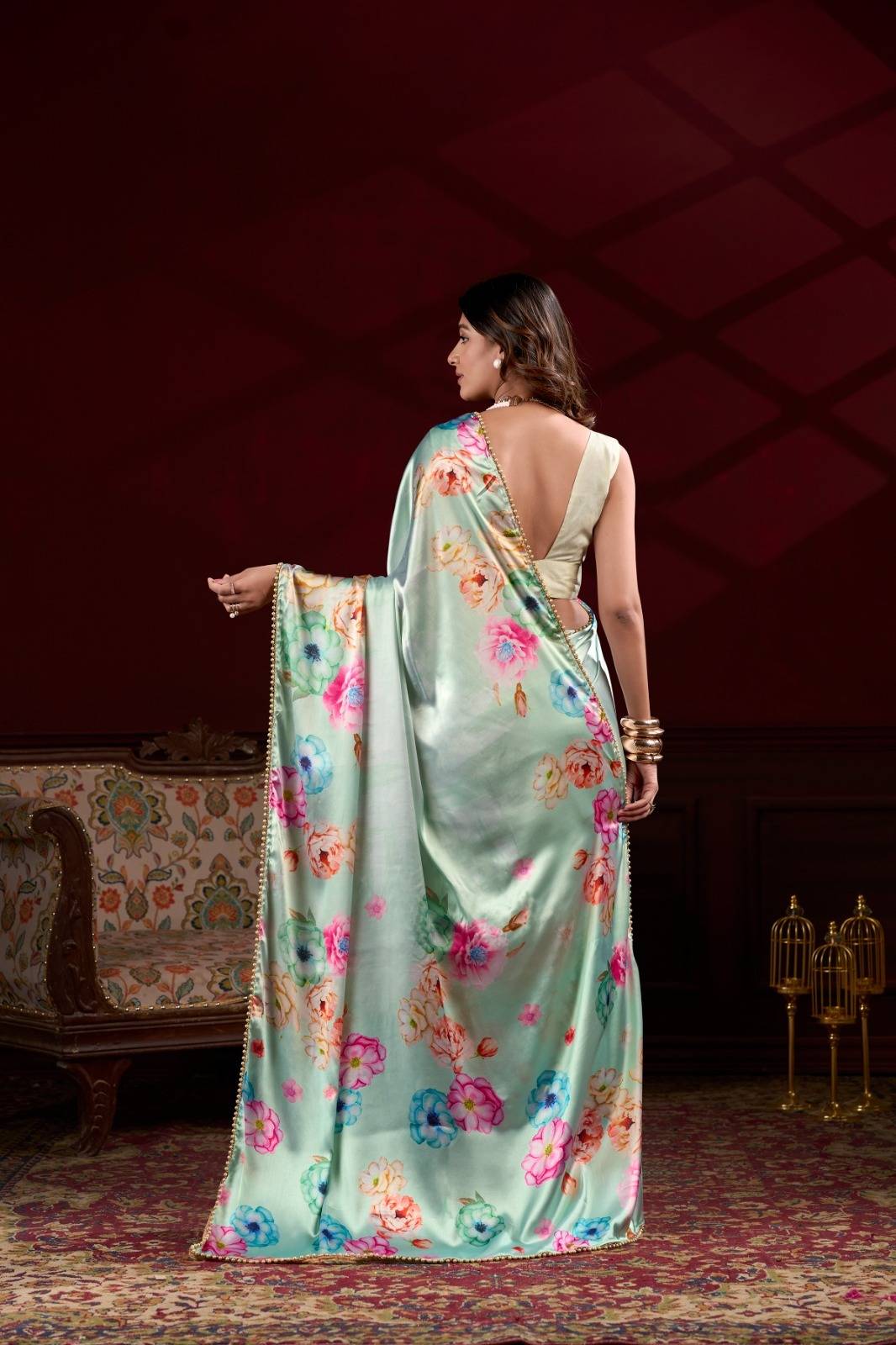 Dc-02 By Fashid Wholesale 01 To 04 Series Indian Traditional Wear Collection Beautiful Stylish Fancy Colorful Party Wear & Occasional Wear Japan Satin Silk Sarees At Wholesale Price