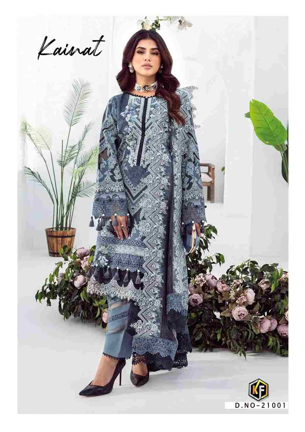 Kainat Vol-21 By Keval Fab 21001 To 21006 Series Beautiful Suits Colorful Stylish Fancy Casual Wear & Ethnic Wear Pure Lawn Cotton Dresses At Wholesale Price