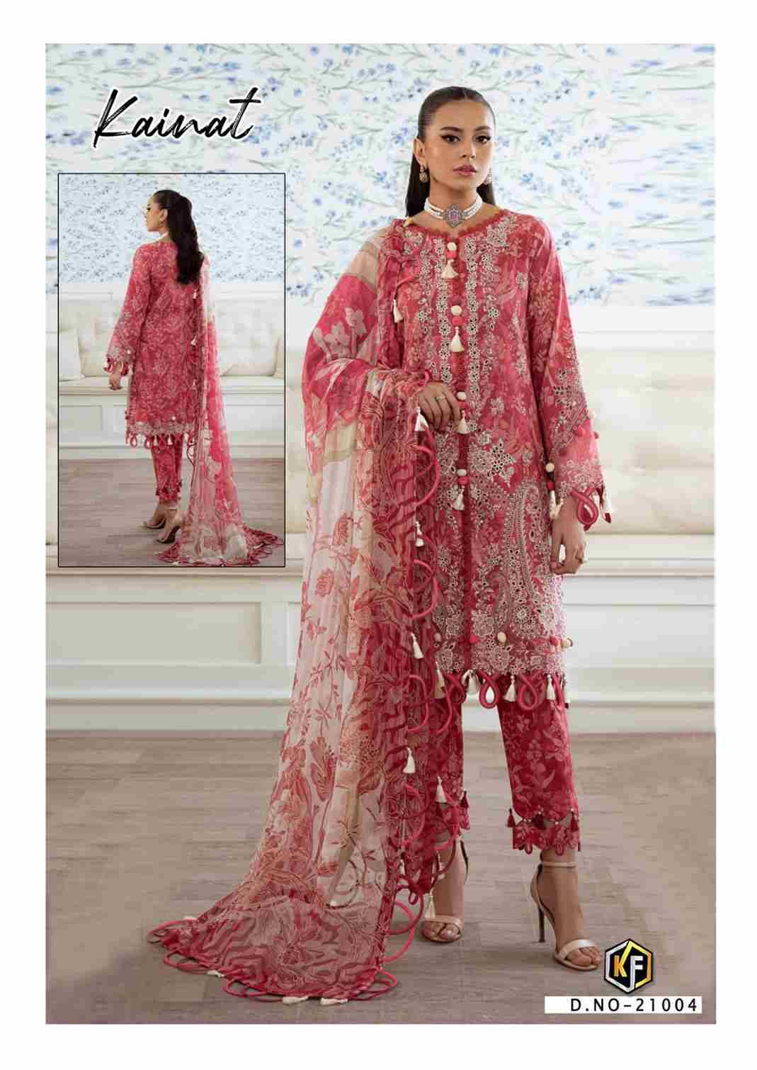 Kainat Vol-21 By Keval Fab 21001 To 21006 Series Beautiful Suits Colorful Stylish Fancy Casual Wear & Ethnic Wear Pure Lawn Cotton Dresses At Wholesale Price