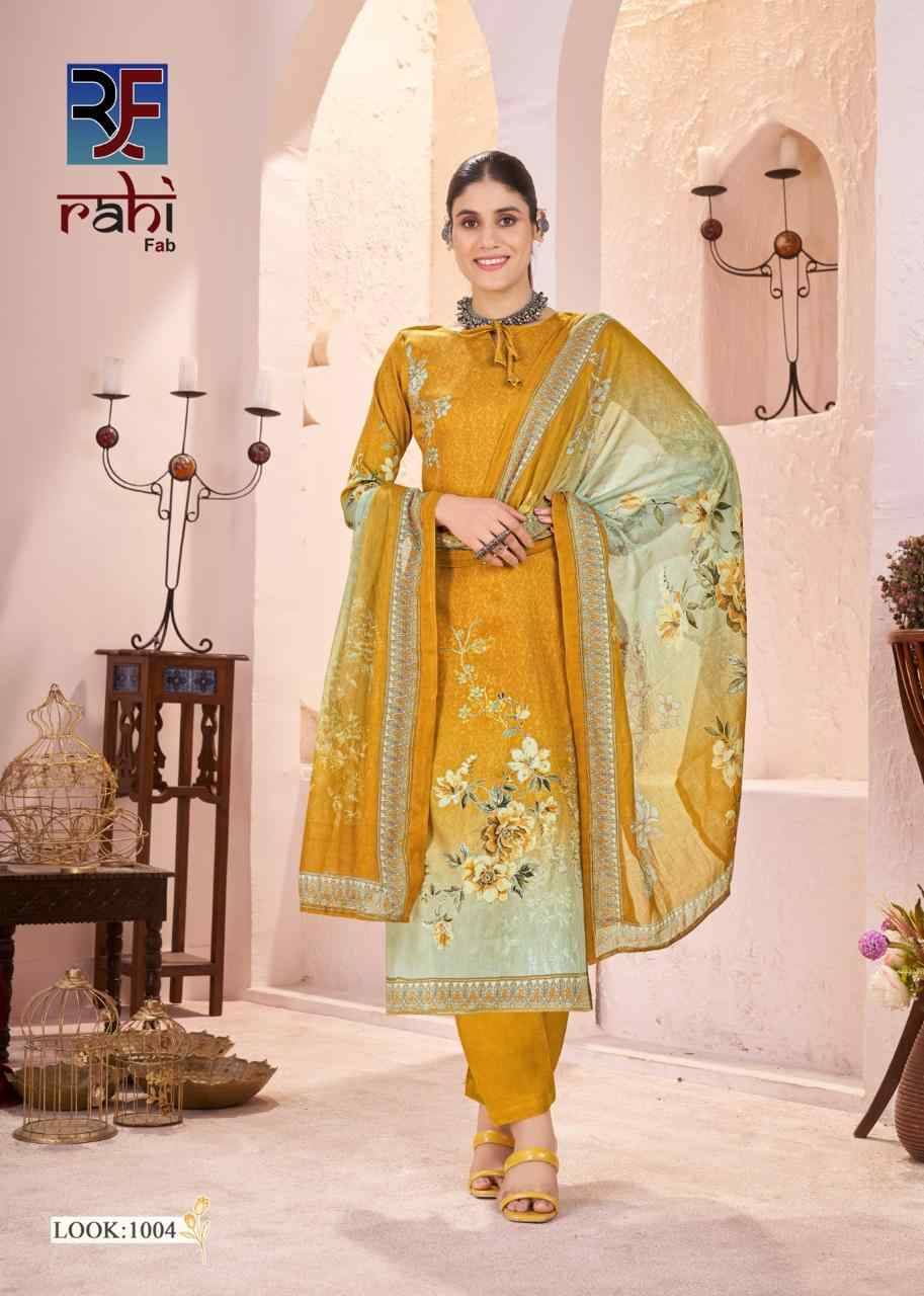 Rich Pearl Vol-1 By Rahi Fab 1001 To 1008 Series Beautiful Pakistani Suits Stylish Fancy Colorful Party Wear & Occasional Wear Pure Jam Satin Dresses At Wholesale Price