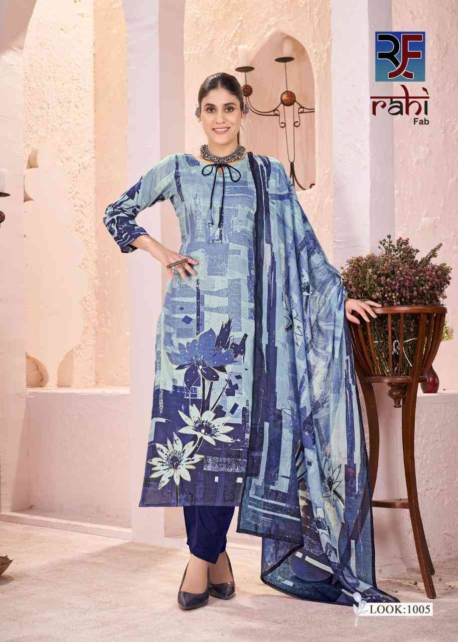 Rich Pearl Vol-1 By Rahi Fab 1001 To 1008 Series Beautiful Pakistani Suits Stylish Fancy Colorful Party Wear & Occasional Wear Pure Jam Satin Dresses At Wholesale Price