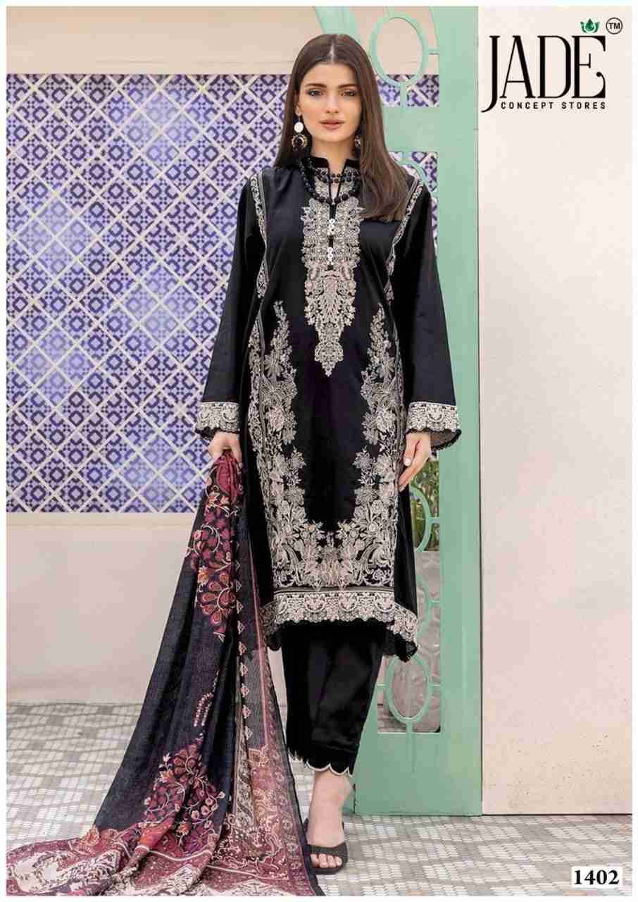 Bin Saeed Vol-14 By Jade 1401 To 1406 Series Beautiful Festive Suits Stylish Fancy Colorful Casual Wear & Ethnic Wear Pure Lawn Cotton Print Dresses At Wholesale Price