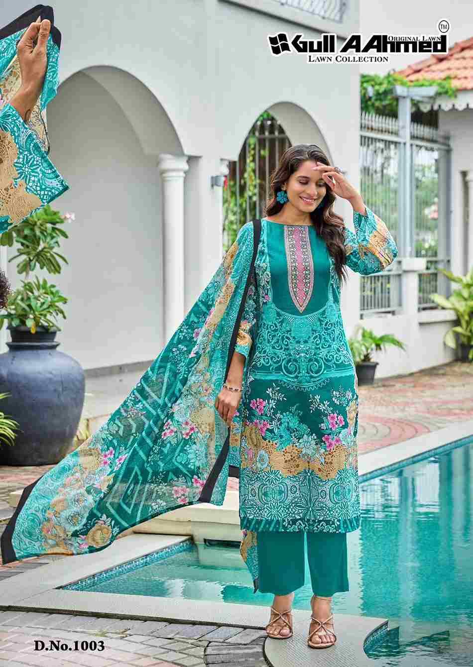Baroque By Gull Aahmed 1001 To 1006 Series Beautiful Festive Suits Stylish Fancy Colorful Casual Wear & Ethnic Wear Pure Lawn Digital Print Dresses At Wholesale Price
