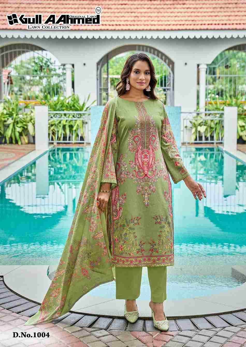 Baroque By Gull Aahmed 1001 To 1006 Series Beautiful Festive Suits Stylish Fancy Colorful Casual Wear & Ethnic Wear Pure Lawn Digital Print Dresses At Wholesale Price