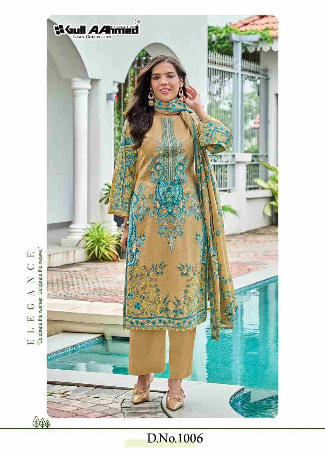 Baroque By Gull Aahmed 1001 To 1006 Series Beautiful Festive Suits Stylish Fancy Colorful Casual Wear & Ethnic Wear Pure Lawn Digital Print Dresses At Wholesale Price