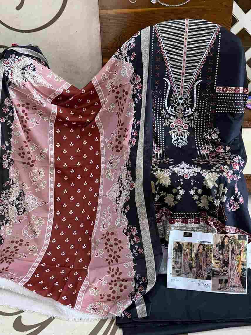 Gulaal Vol-2 By Aaliz Prints 3205 To 3209 Series Beautiful Festive Pakistani Suits Stylish Fancy Colorful Casual Wear & Ethnic Wear Soft Cotton Digital Print Dresses At Wholesale Price