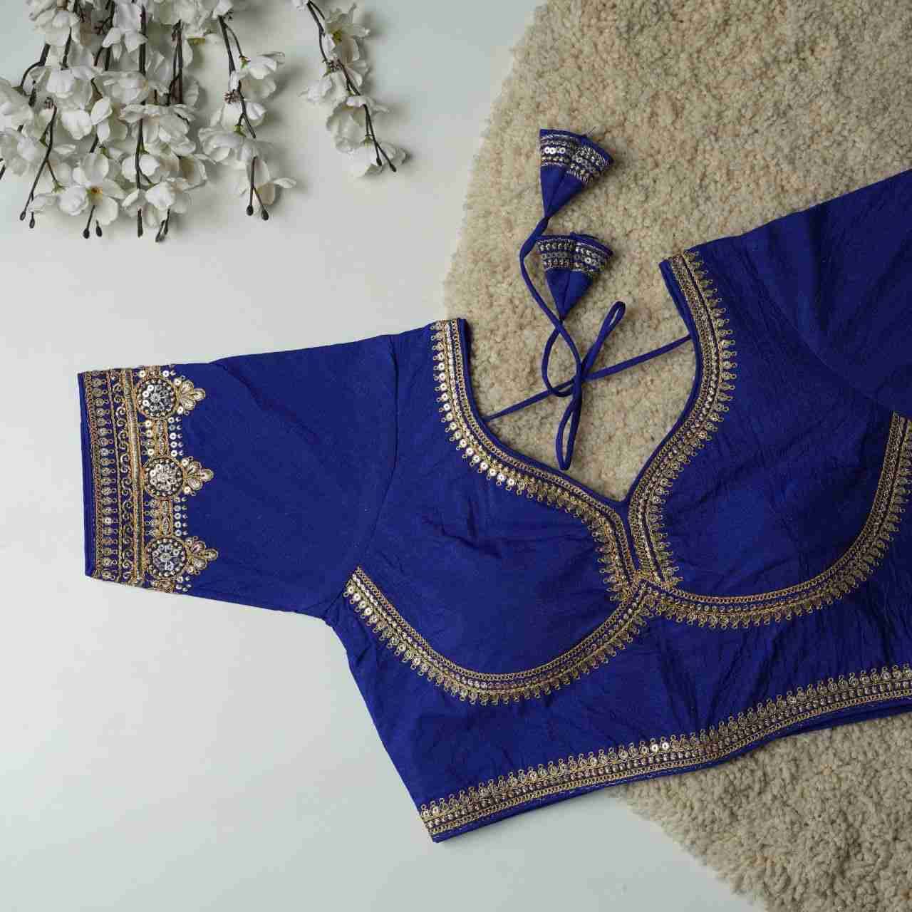Kb-13 By Fashid Wholesale 01 To 09 Series Designer Beautiful Collection Occasional Wear & Party Wear Bridal Silk Kashish Blouse At Wholesale Price