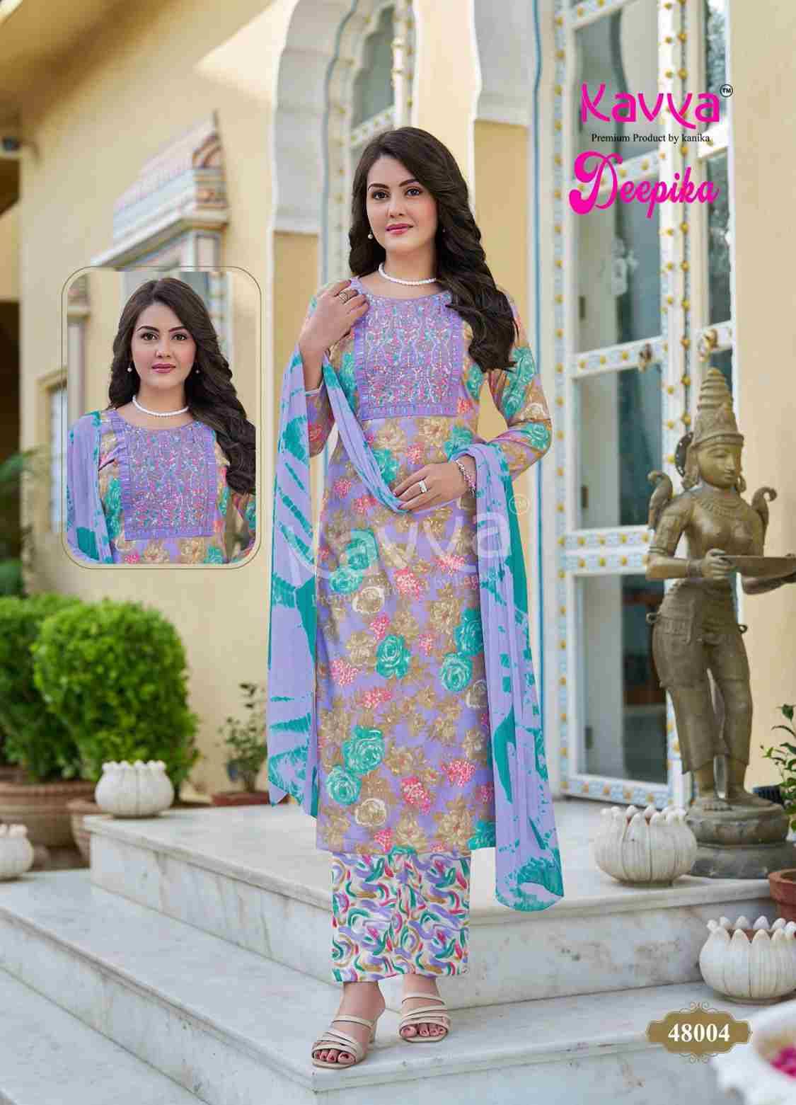 Deepika Vol-48 By Kavya 48001 To 48010 Series Festive Suits Beautiful Fancy Colorful Stylish Party Wear & Occasional Wear Fancy Dresses At Wholesale Price
