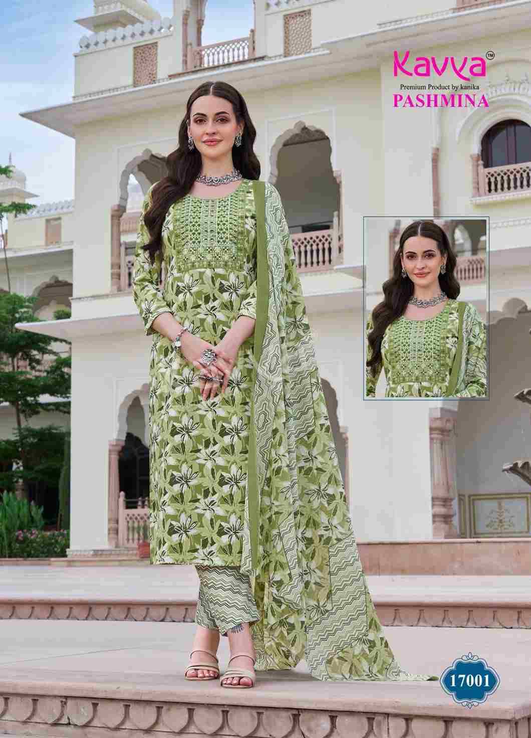 Pashmina Vol-17 By Kavya 17001 To 17010 Series Beautiful Stylish Festive Suits Fancy Colorful Casual Wear & Ethnic Wear & Ready To Wear Cotton Print Dresses At Wholesale Price